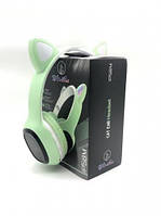 Bluetooth Наушники Cat Ear P58M Green