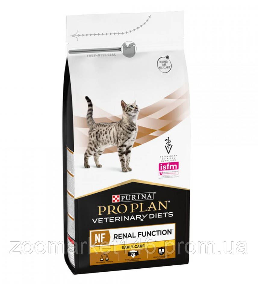 Purina Pro Plan VD NF Renal Function Early Care, лікувальний сухий корм для котів при хронічних хворобах нирок, 1.5 кг
