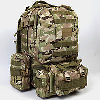 Рюкзак тактический штурмовой 55 литров армейский рюкзак Мультикам