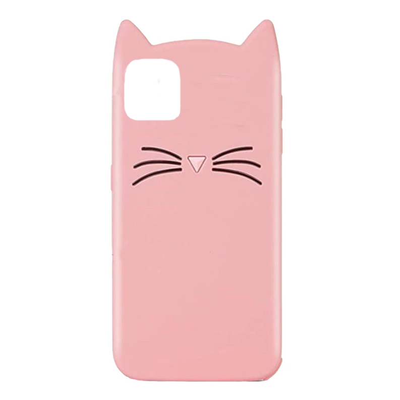 3D Чохол для Xiaomi Mi 11 Lite Котик з вушками і вусиками, фото 1