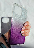 Силіконовий чохол градієнт блиск для Xiaomi Mi 11 Lite, фото 2