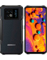 Защищенный смартфон Doogee V20 8/256gb Black Carbon черный,5G,NFC,Dimensity 700