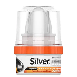 Крем-блиск Silver 50ml чорний
