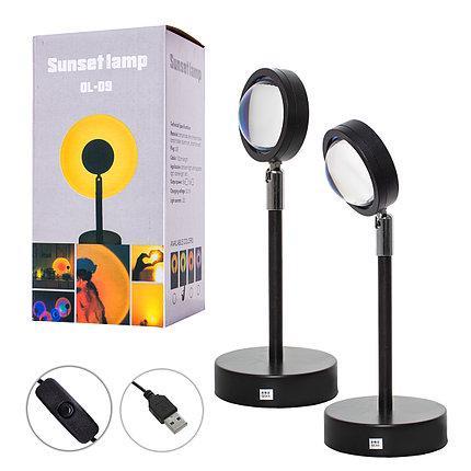 Світлодіодна стійка проекція Sunset Lamp OL-D9 RGB з пультом