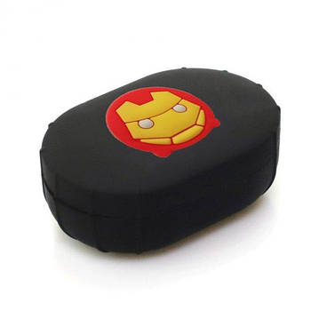 Чохол-накладка DK Silicone Comics Series Print Gasta Iron-Man для Xiaomi Redmi AirDots Чорний (KG-7856)