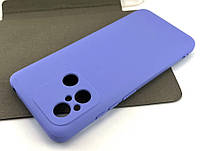 Чехол на Xiaomi Redmi 12C накладка бампер Soft Case Full силиконовый голубой