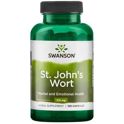 Звіробій Swanson St. John's Wort 375 mg 120 Caps, фото 1