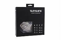 Кассета для велосипеда 10-к 11-46T SUNSHINE CS-HR10-46 на 2-м алюм. пауке