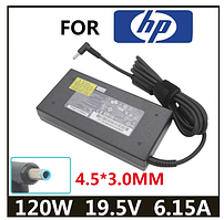 Зарядний пристрій для ноутбука 4,5-3,0 mm голка 6,15A 19,5V 120W HP ultrabook оригінал б/у