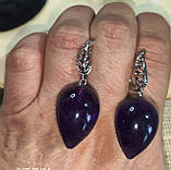 Серьги с  аметистами, фото 7
