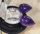 Серьги с  аметистами, фото 9