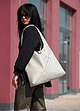 Модна містка жіноча сумка хобо з матової екошкіри (якісна штучна шкіра) + стильний зручний гаманець, фото 6