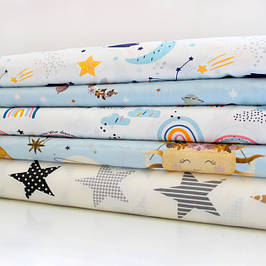 Небо (хмарки, зірки, місяць, сонце)