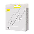 USB-Хаб Baseus Lite Series 4 в 1 Type-C на 4 х USB Чорний (WKQX030401), фото 9