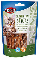 Premio Chicken Mini Sticks лакомство для кошек с курицей и рисом, Трикси 42708 Лакомство для кошек Esguisita