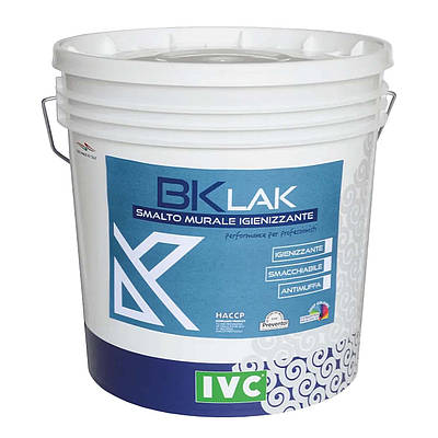 Матова фарба емаль для стін BK LAK OPACO, BIANCO для світлих відтінків (13л). IVC