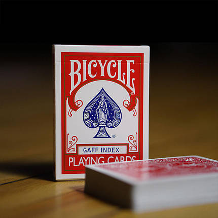 Bicycle Gaff Index (Gimmicks and Online Instructions), фото 1