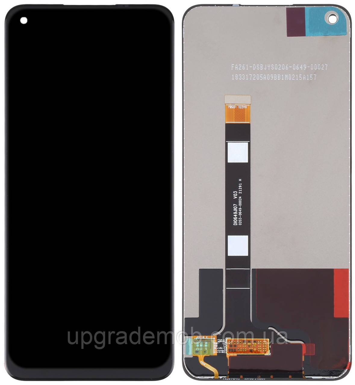 Дисплей модуль тачскрин Realme 8 5G /8s 5G /Narzo 30 /Narzo 30 5G /Oppo A93s 5G черный, фото 1