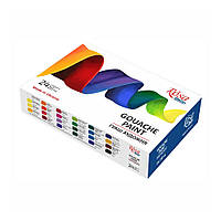 Набір професійних гуашевих фарб ROSA Studio 24 кольорів 20 мл