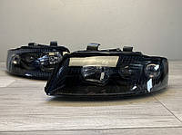 Тюнінгові чорні передні фари Depo для Audi A4 B6