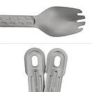 Титанова виделка-ложка spoon-fork titanium, фото 3