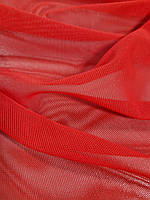 Ткань сетка красная