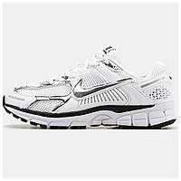 Мужские / женские кроссовки Nike Zoom Vomero 5 White Beige, унисекс белые кожаные кроссовки найк зум вомеро 5