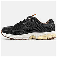 Мужские кроссовки Nike Zoom Vomero 5 Black White, черно-белые кожаные кроссовки найк зум вомеро 5 черные