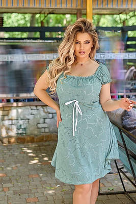 Жіноча, коротка, літня сукня з трикотажу без рукавів розмір 42-46