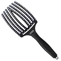Щітка для укладання волосся Olivia Garden Finger Brush Combo Large Black