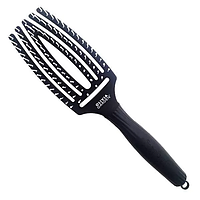 Щітка для укладання волосся Olivia Garden Finger Brush Medium Black