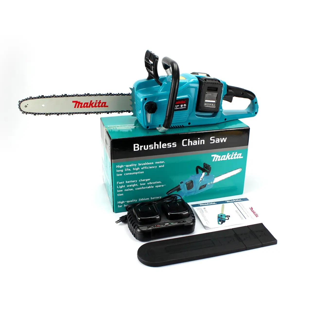 Акумуляторна ланцюгова пила Makita DUC CS-4002 (40V. 5 Ah). АКБ пила Макіта