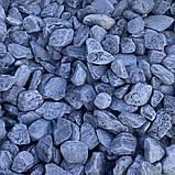 Галька мармурова "Блу" сіро-блакитна (ціна за 1 кг від 1 тони), фото 6