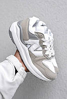 Кросівки жіночі New Balance Beige бежеві літні текстильні легкі круті молодіжні весна літо