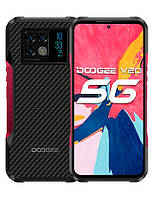 Защищенный смартфон Doogee V20 8/256gb Red красный,5G,NFC,Dimensity 700