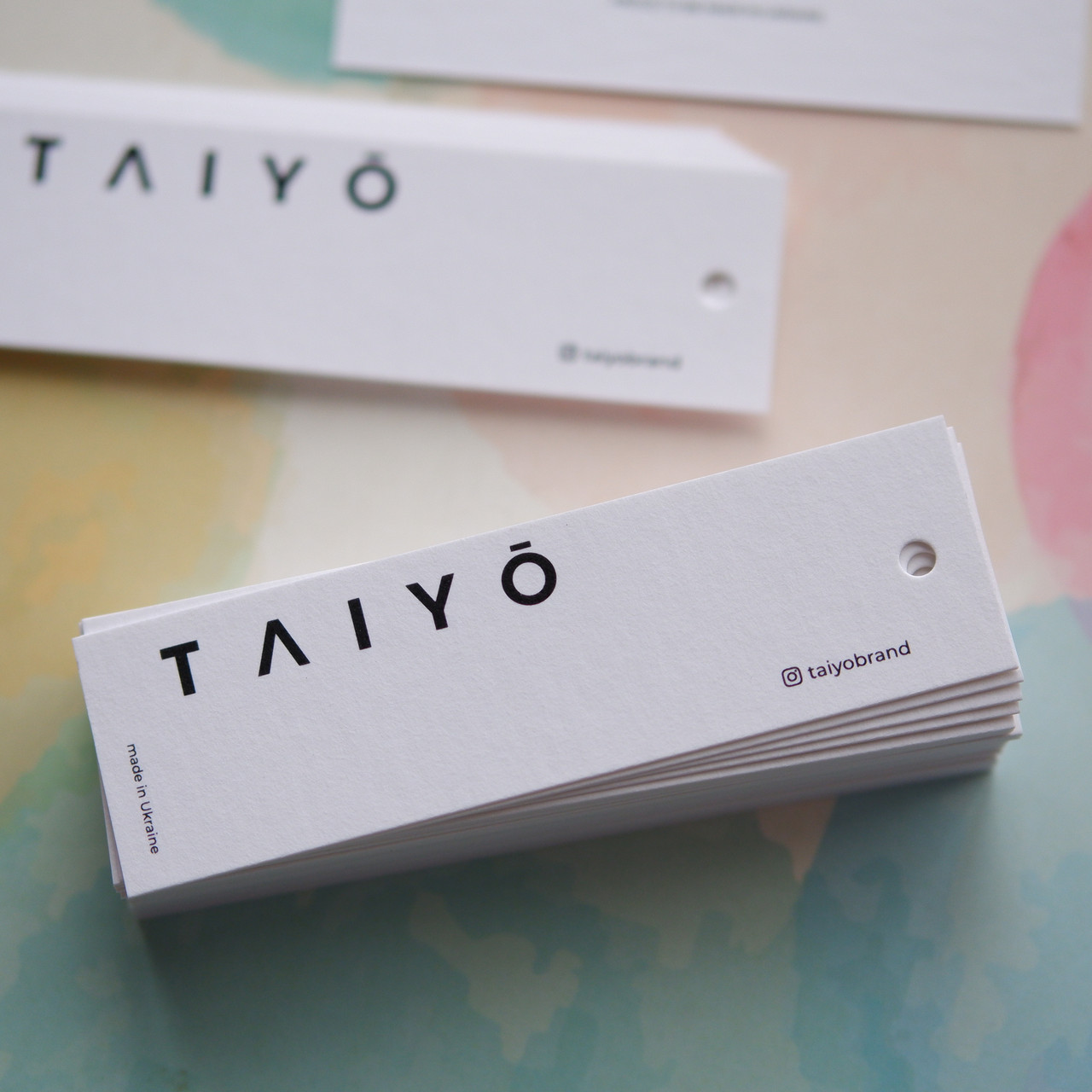 Картонні бірки 30x80мм