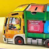 Сортер Сміттєвоз "Сортування сміття" , дерево, Ань-янь 38*10*8см., (ПСФ129), фото 4