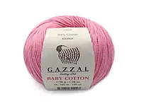 Пряжа (нитки) Gazzal Cotton Baby цвет 3468 розовый