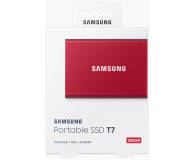 SSD накопичувач Samsung Portable T7 500 GB Red (MU-PC500R/WW)