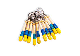 Дерев'яні брелоки біти