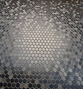 Вінілова плівка на задню панель смартфона чорні соти глянець