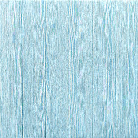 Самоклеючі панелі 3д під дерево, м'які 3D панелі самоклейка для стін 700х700х4 мм, Блакитне дерево (93)