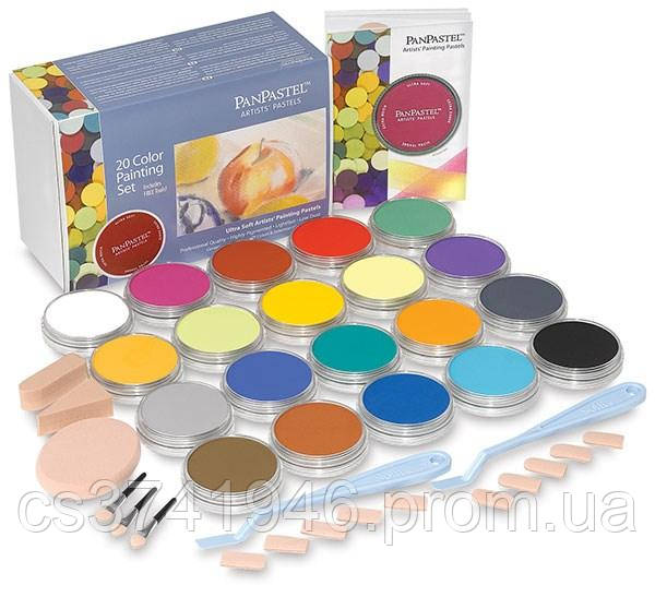 Набор пастели PanPastel 20 Colour Set PURE - фото 1 - id-p1832828670