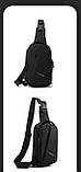 Новий стиль Барсетка сумка WEPOWER слінг на груди нейлон тканина для через плече Унісекс ОПТ, фото 4
