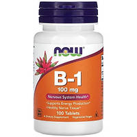 Витамины Now B-1 100 mg (100 таблеток.)