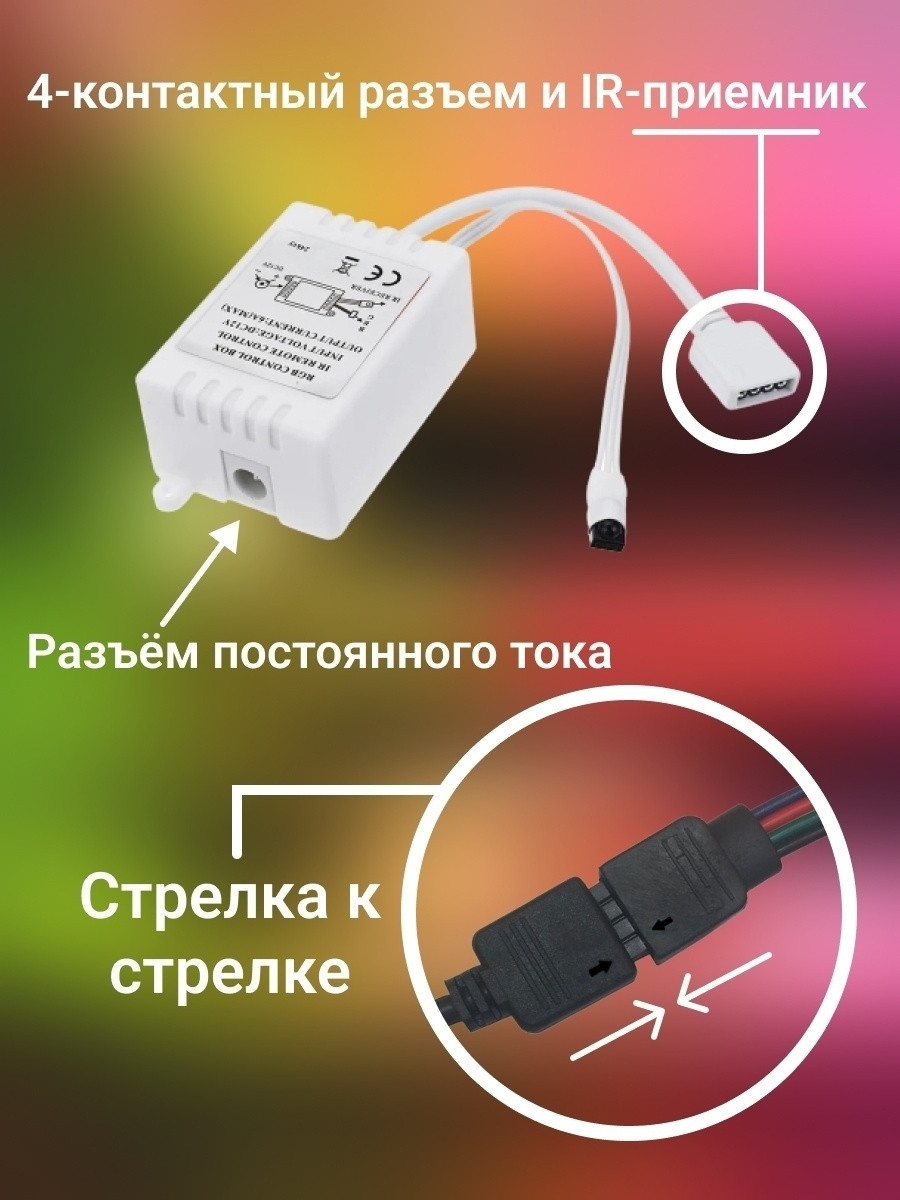 Купить Светодиодная LED лента 5 метров с пультом RGB. Лед лента ...