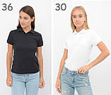 Жіноча футболка поло Fruit of the loom 65/35 polo з коміром Червоний, S, фото 5