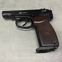 Пістолет пневматичний SAS Makarov Blowback кал. 4.5 мм (кульки BB), корпус - метал (КМВ-44AHN), фото 2