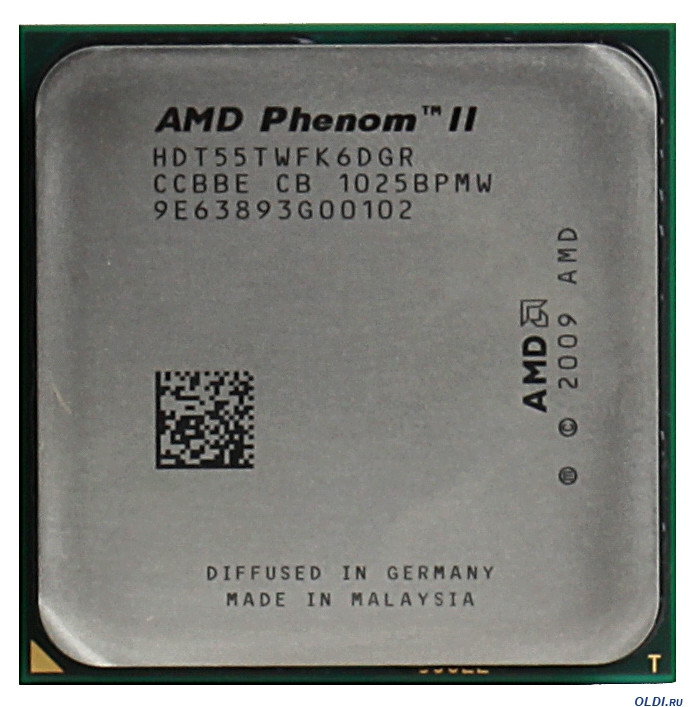 Процесор AMD Phenom II x6 1055T 2.8-3.3 Ghz AM3, 95W