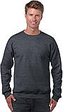 Чоловічий світшот на флісі Gildan з начосом Heavy Blend Crewneck Sweatshirt теплий светр толстовка кофта, фото 9